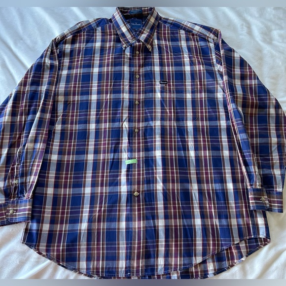 Faconnable Striped Poplin Shirt - Picture 1 of 8